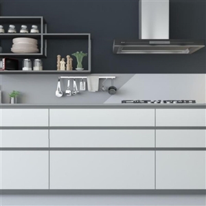 Tay nắm tủ ngang Gola chữ J Hafele 126.37.903 (xám đen)
